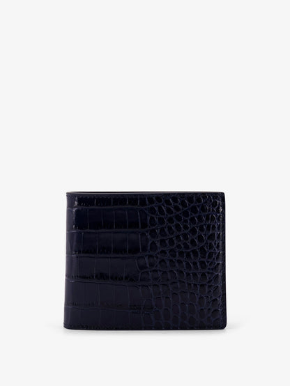 Croco print leather wallet thumbnail
