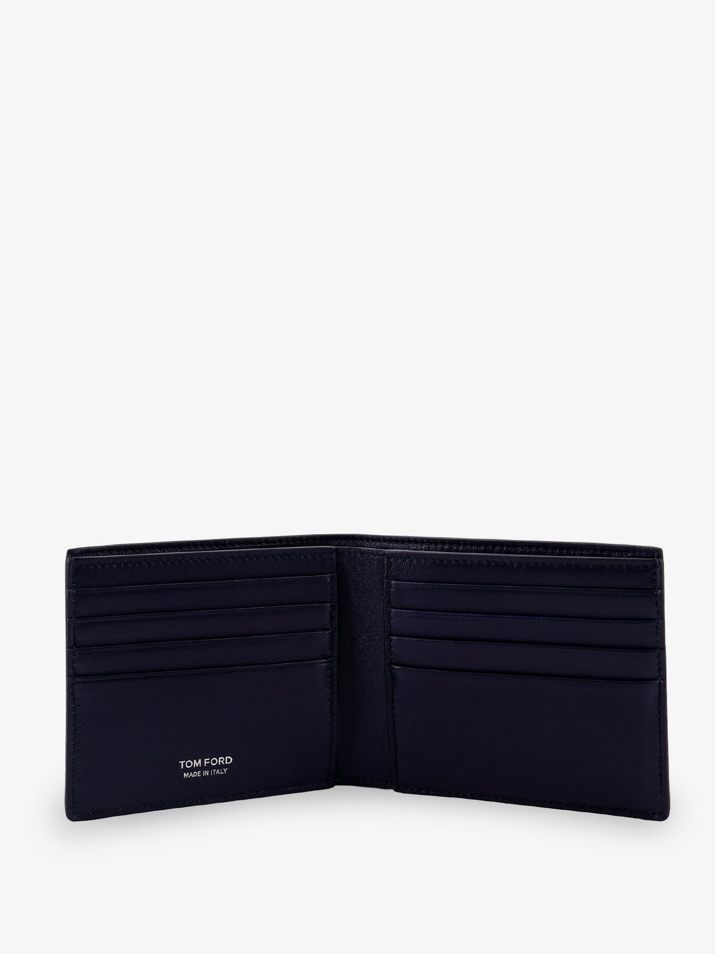 Croco print leather wallet