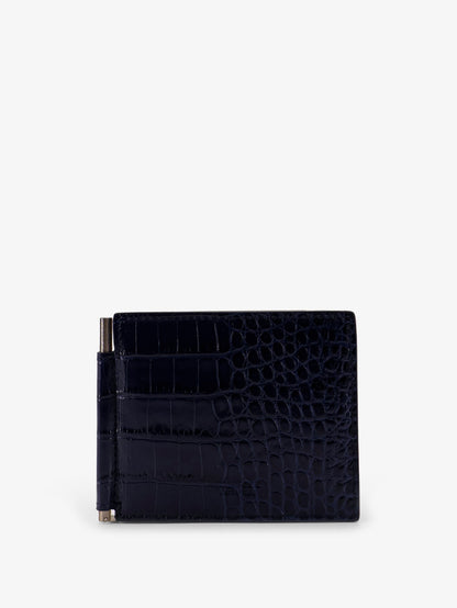Croco print leather wallet thumbnail