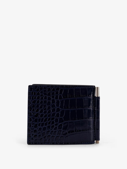 Croco print leather wallet thumbnail