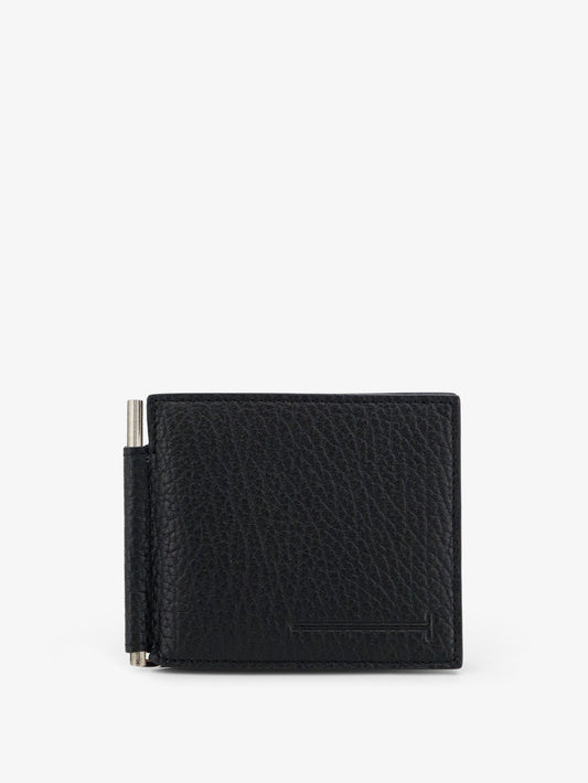 Textured leather wallet