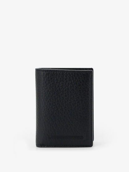 Leather card holder with embossed logo thumbnail