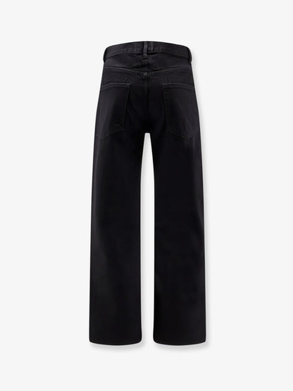 Pantaloni straight fit in black denim thumbnail