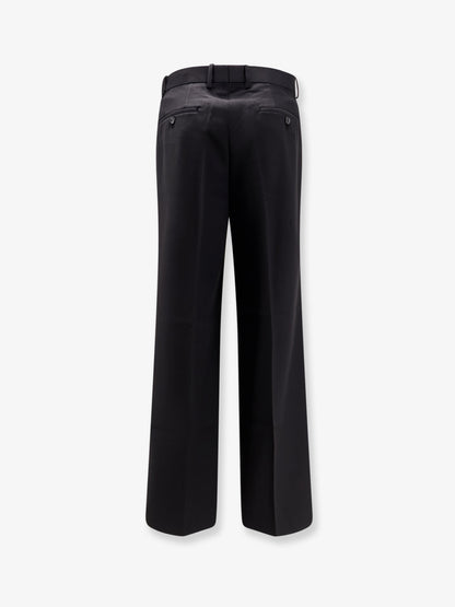Wool blend trousers with frontal pinces thumbnail