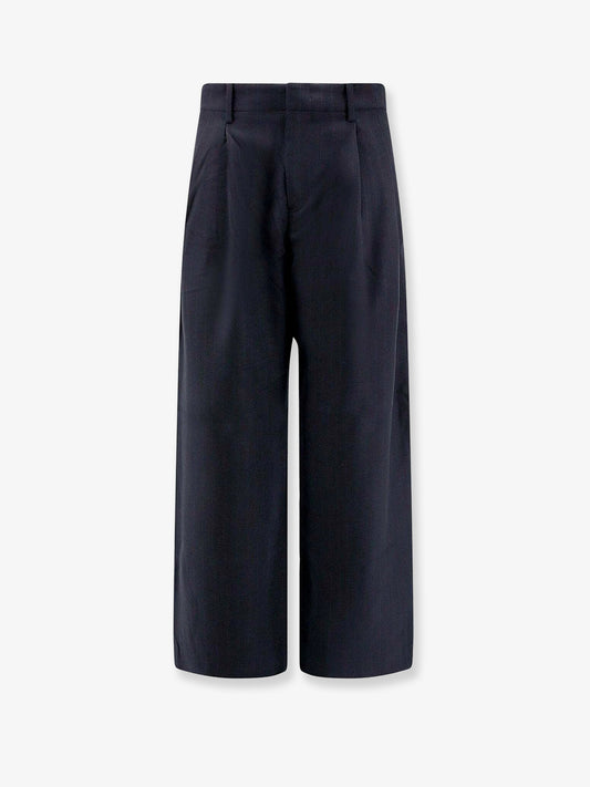 Loose fit cotton trousers