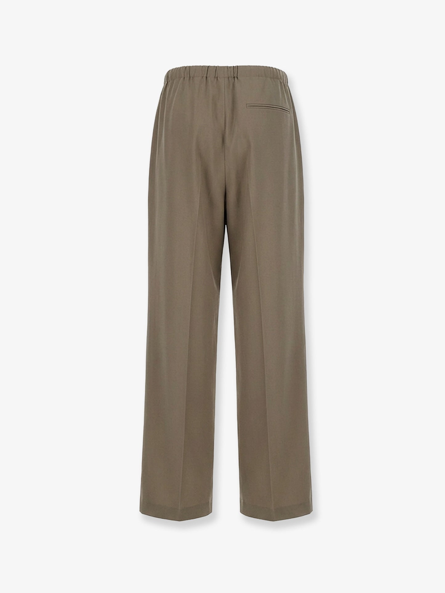 Wool blend trousers