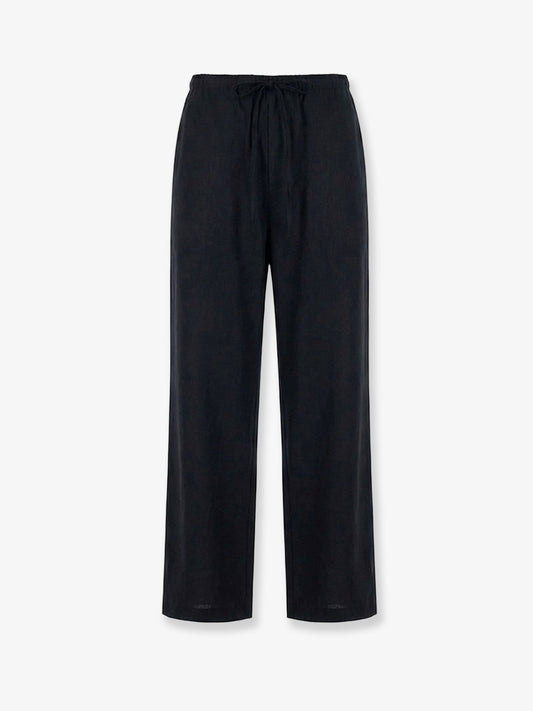 Wool blend trousers