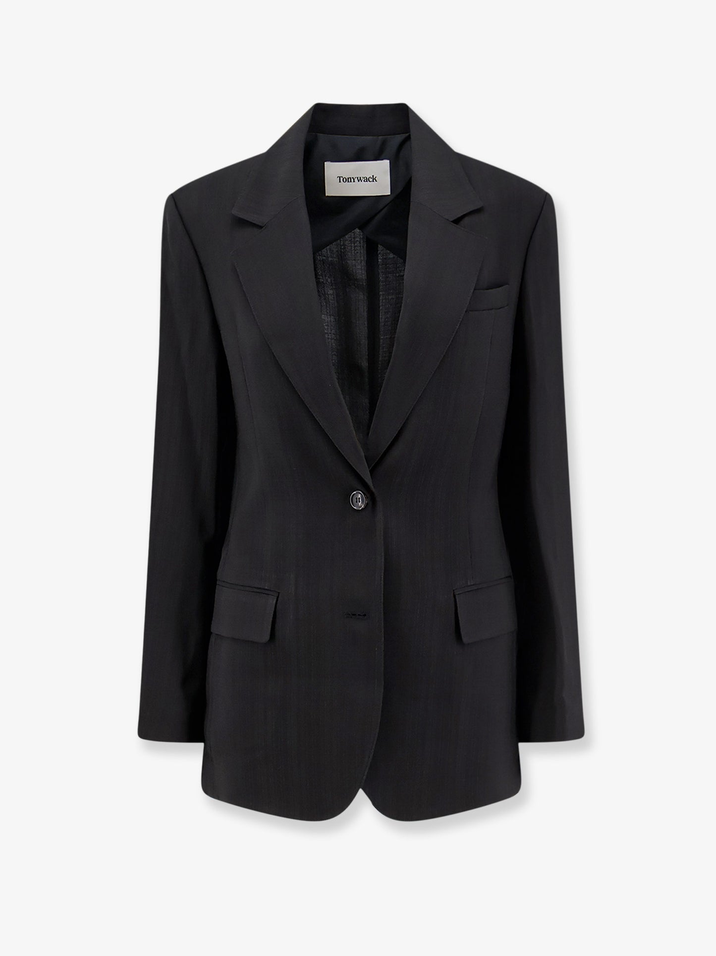 Airy Tailored rayon blazer