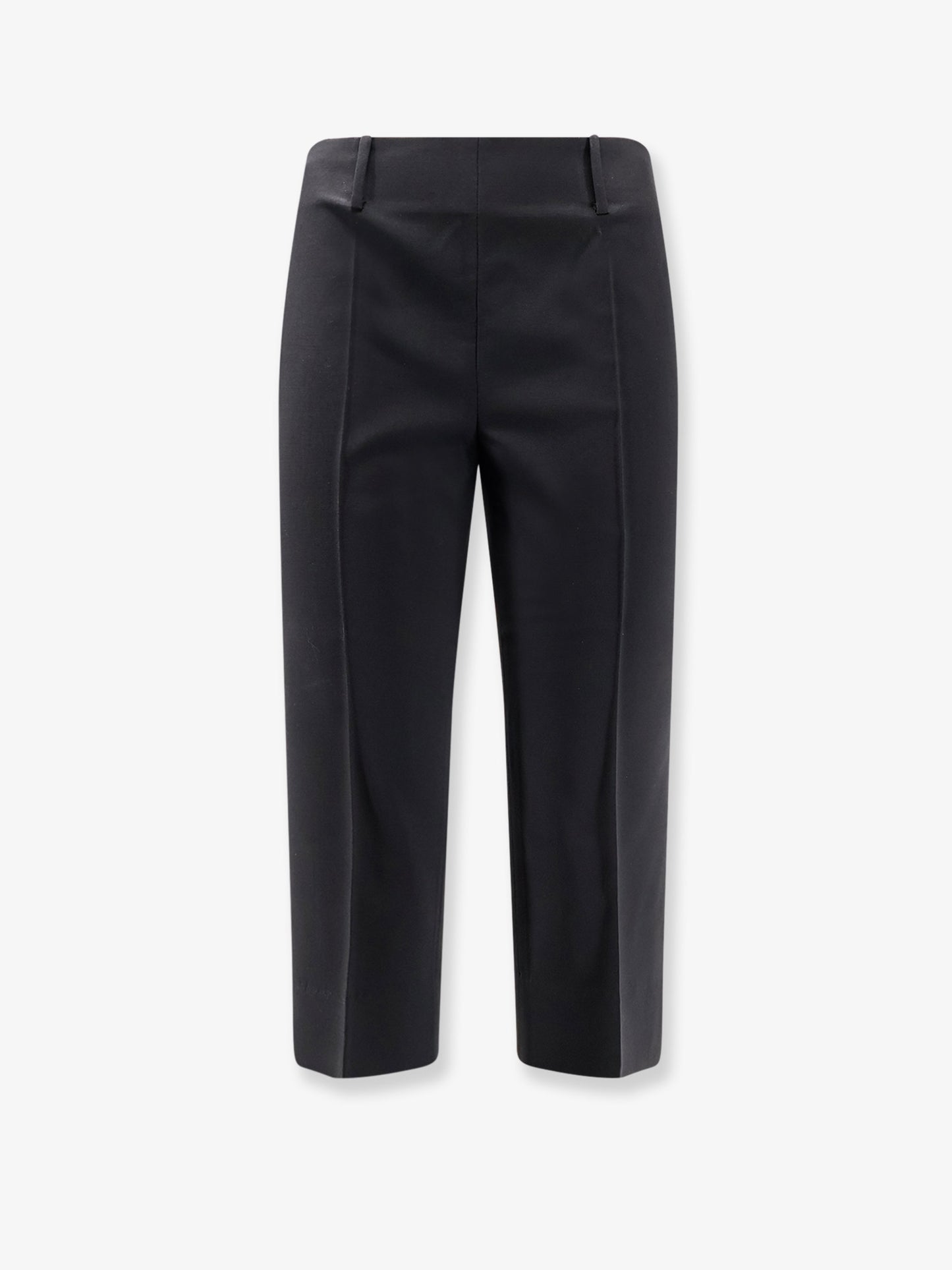 Wool blend capri trousers