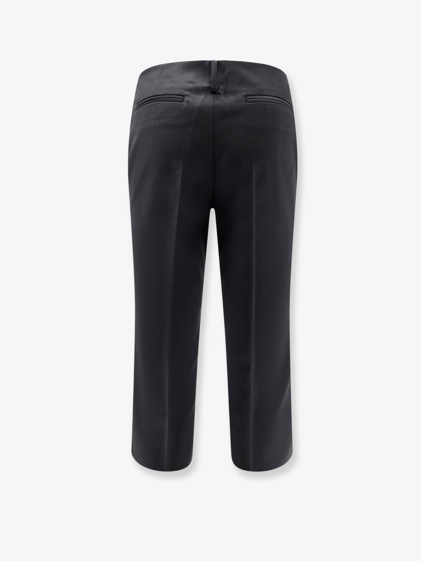 Wool blend capri trousers