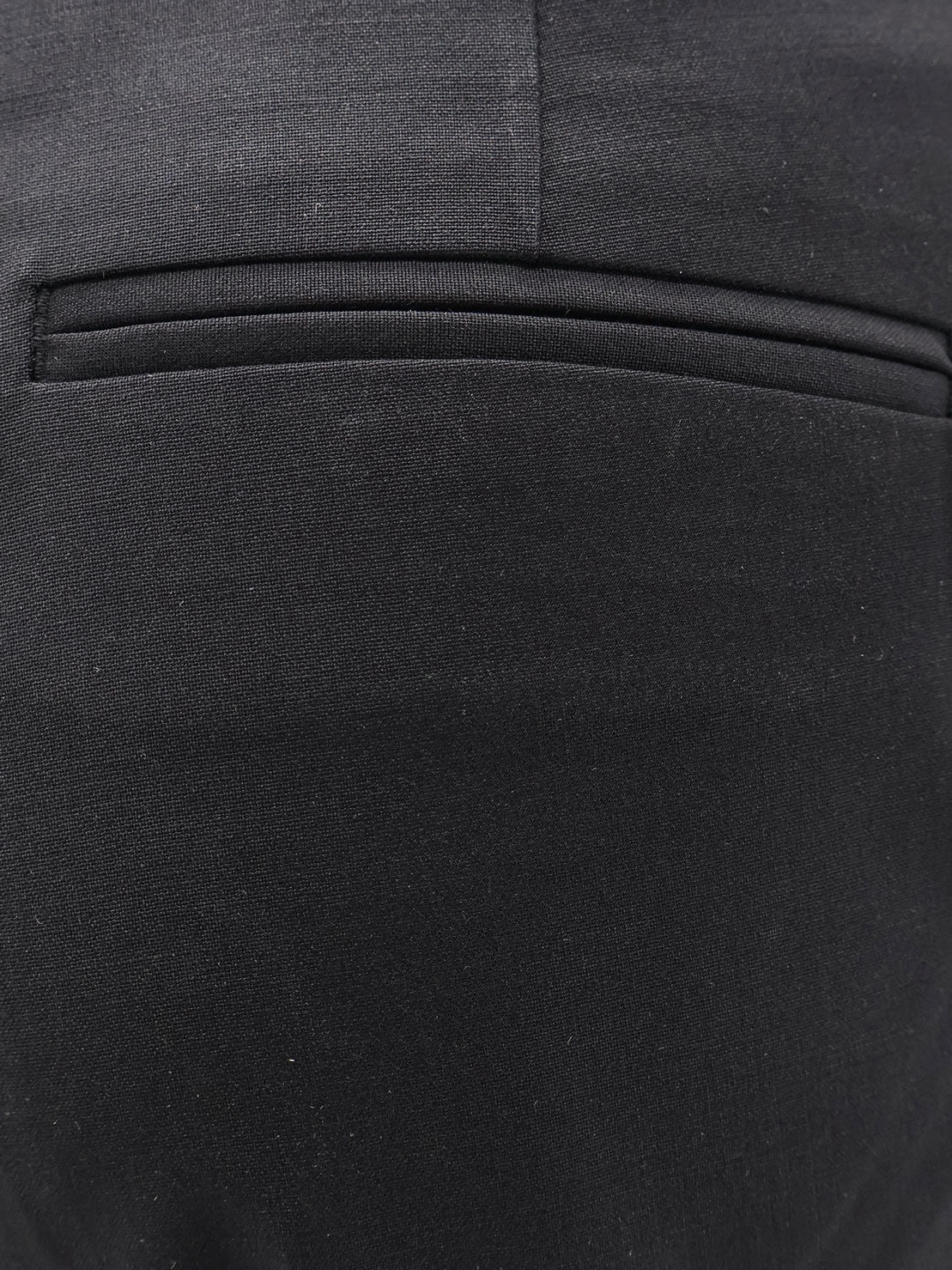 Wool blend capri trousers