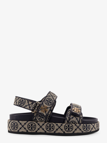 T Monogram Kira jacquard fabric sandals thumbnail