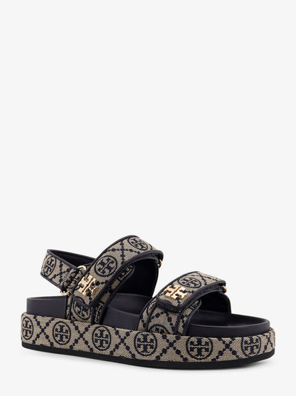 T Monogram Kira jacquard fabric sandals thumbnail