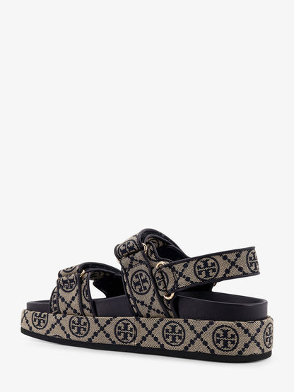 T Monogram Kira jacquard fabric sandals thumbnail