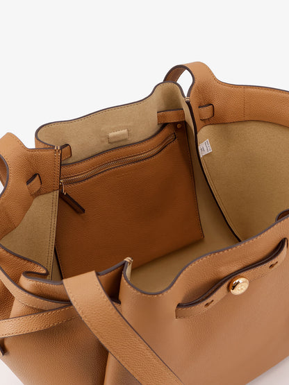 Romy Pebbled leather tote shoulder bag thumbnail