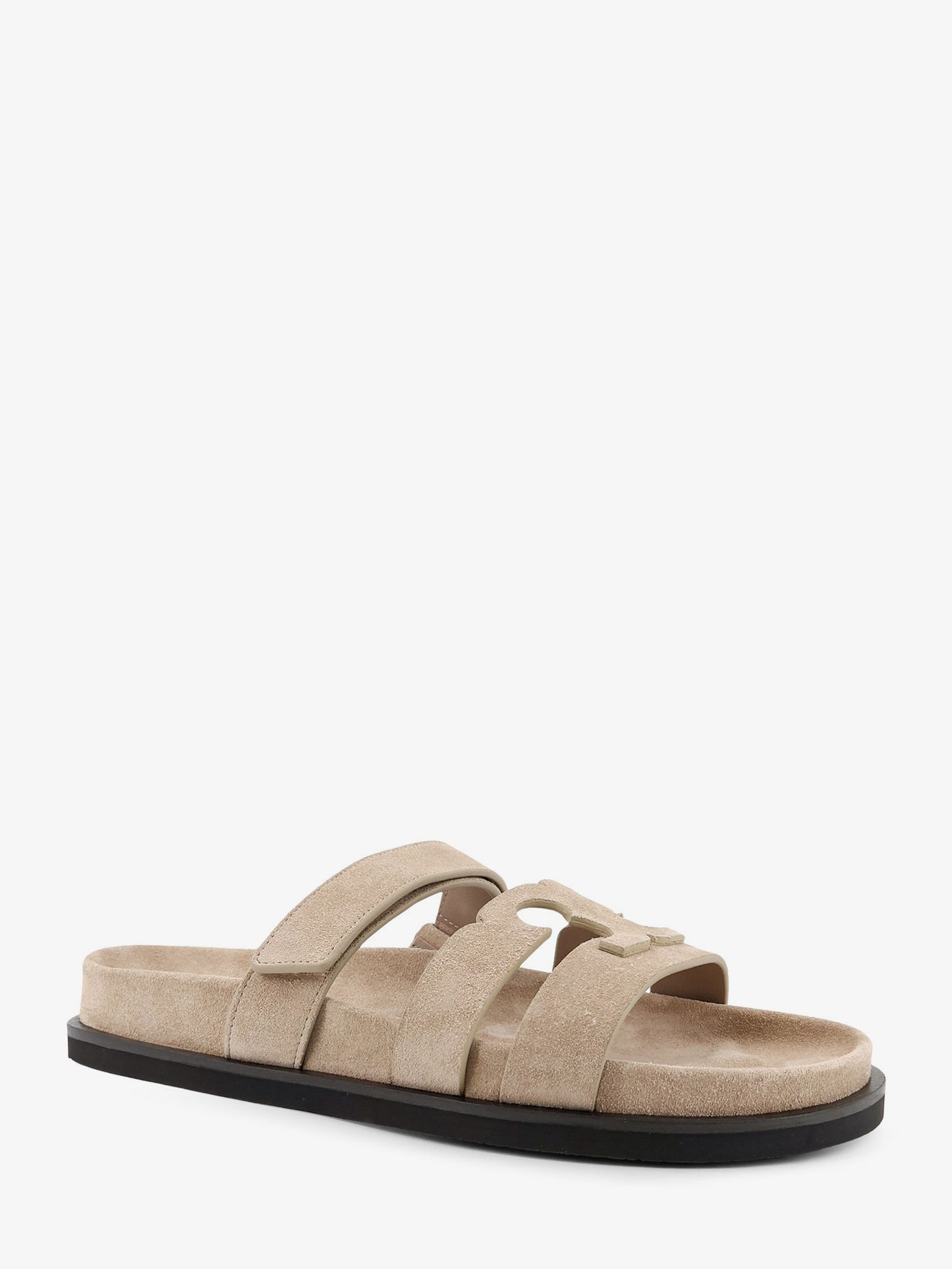 Ines low suede sandals