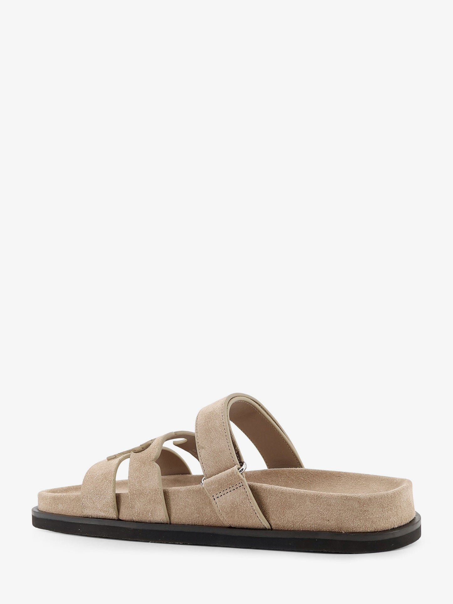 Ines low suede sandals
