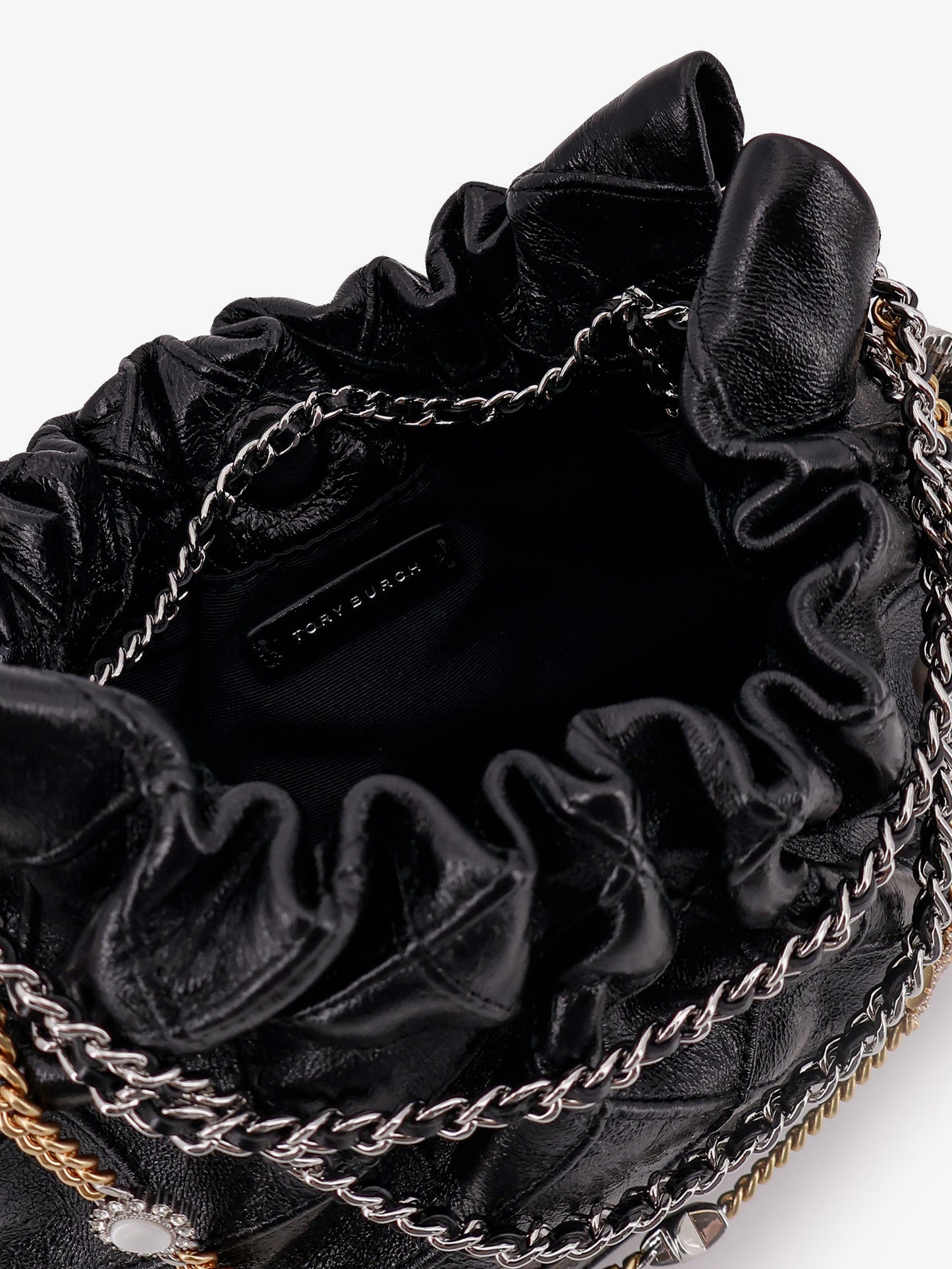 Borsa a tracolla Mini Hobo Fleming in pelle