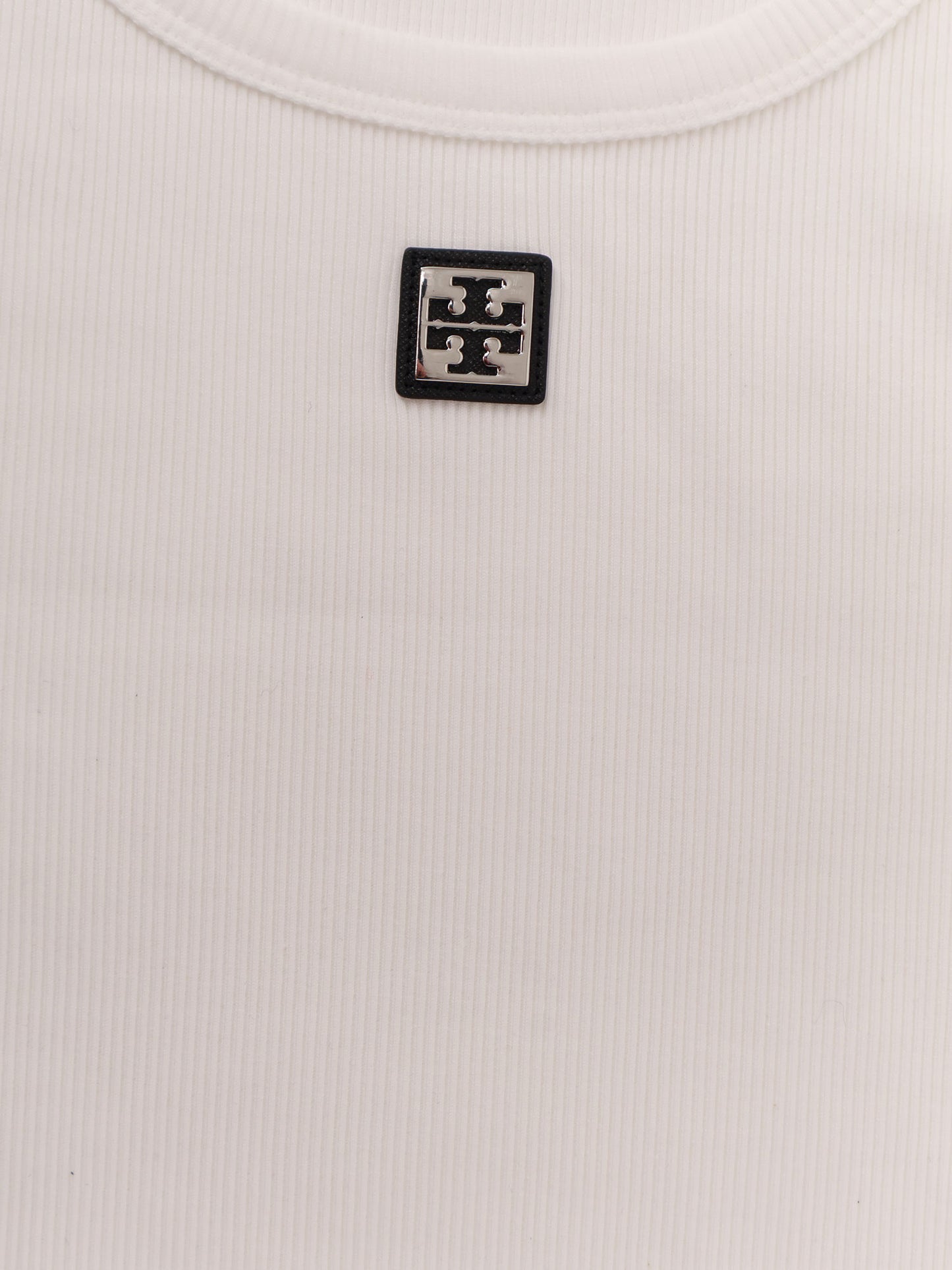 Ribbed cotton tank top