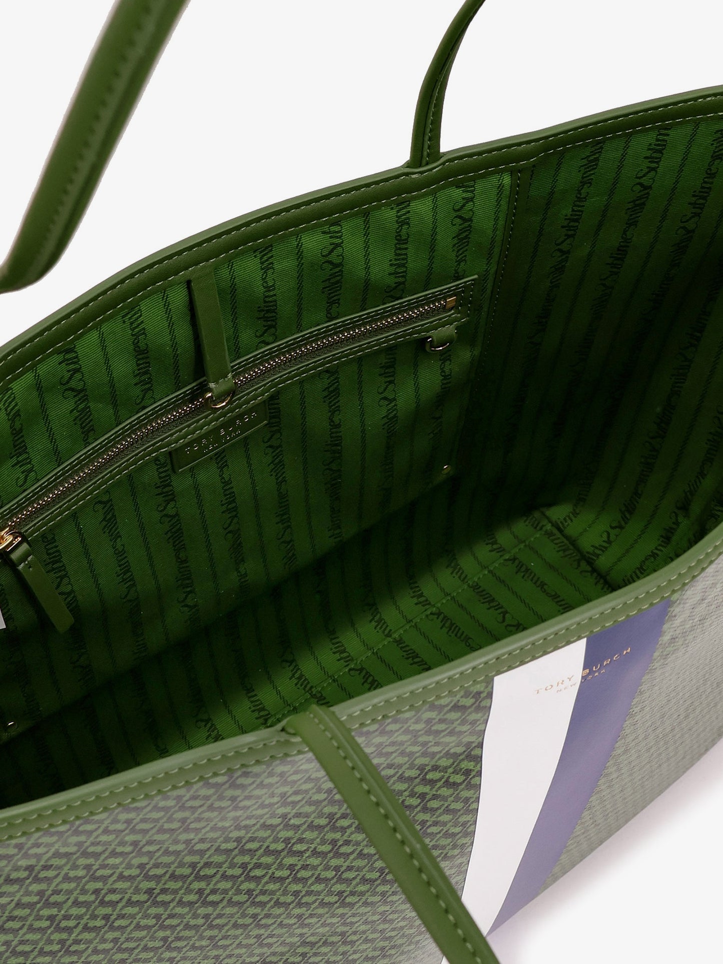 Coated canvas The Racer Tote shoulder bag with all-over logo