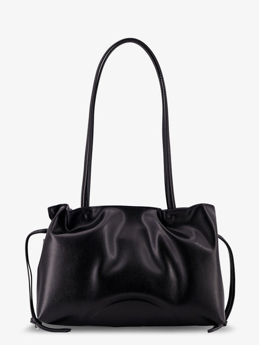 Ella shoulder bag with embossed logo on the bottom