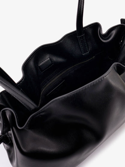 Ella shoulder bag with embossed logo on the bottom thumbnail