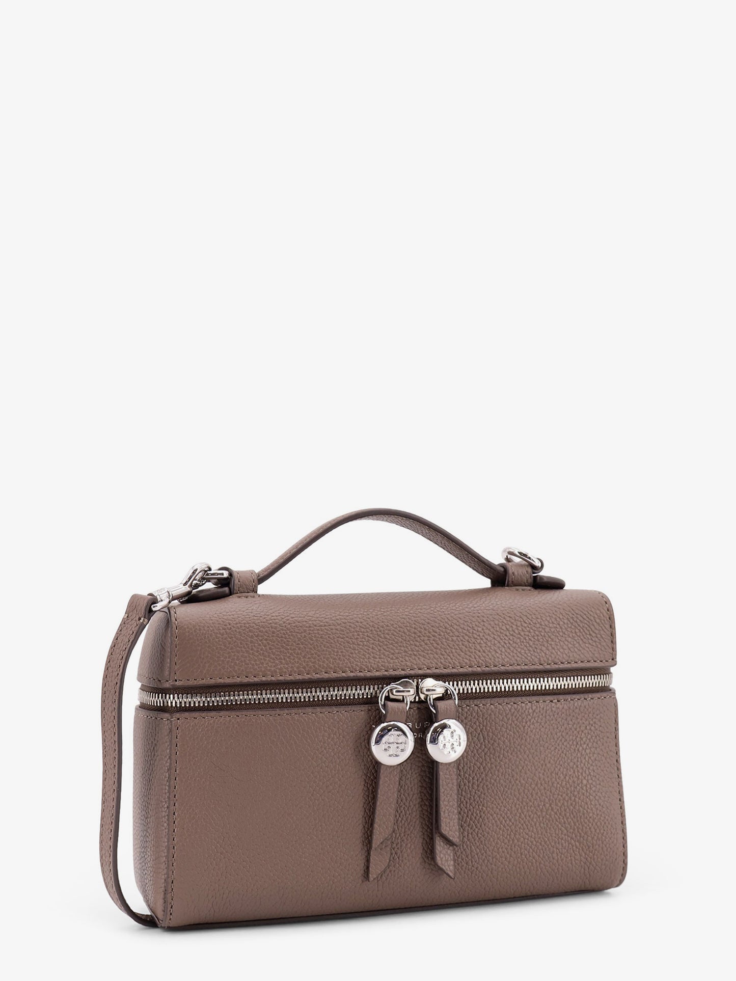 Romy slim hammered leather crossbody bag