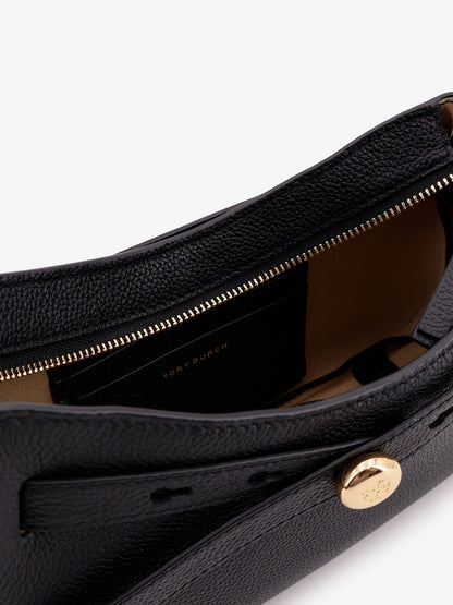 Borsa a tracolla Romy Zip Top in pelle thumbnail