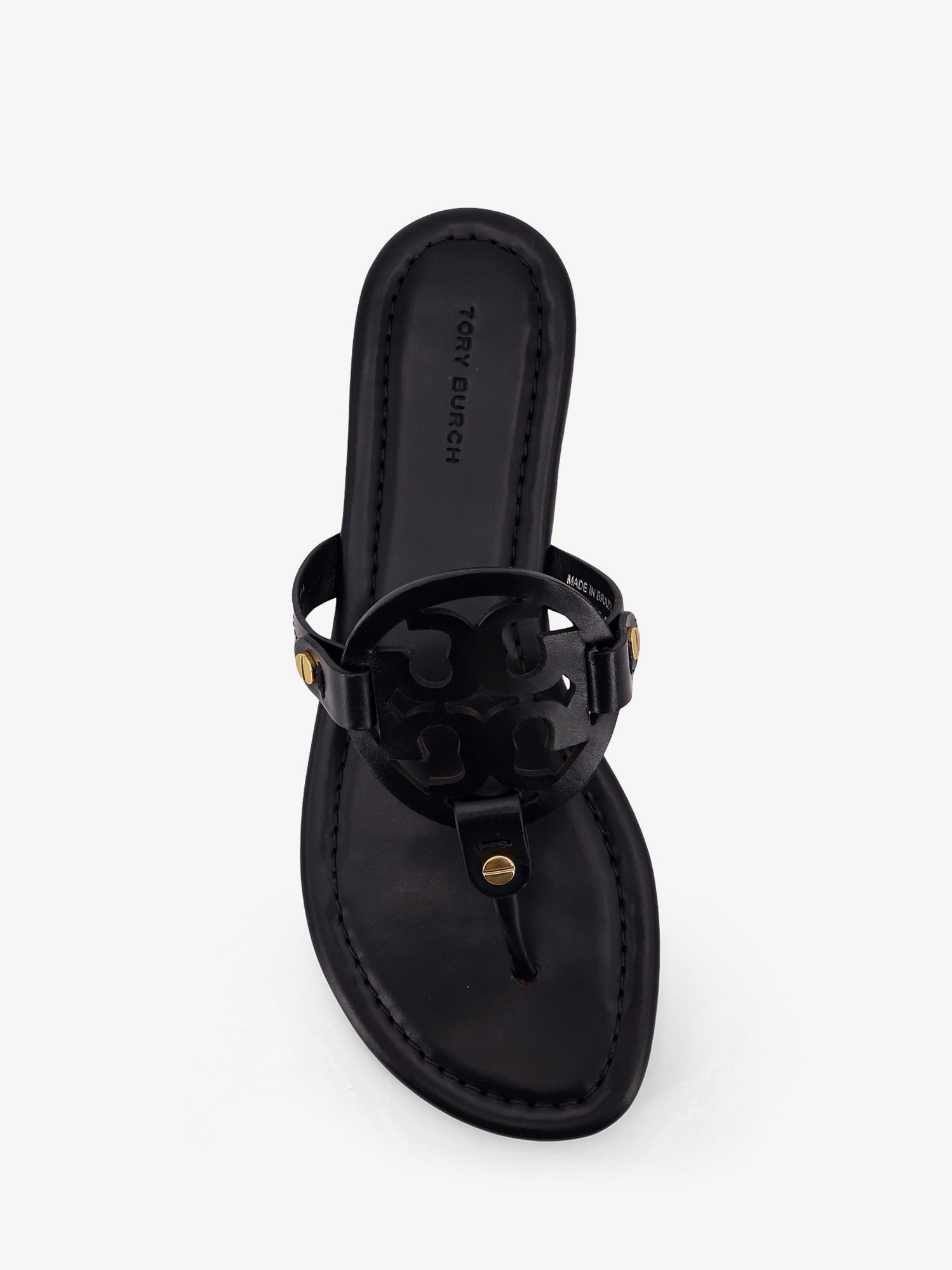 Tory Burch レザー靴 ブラック Miller leather thong sandals TORY BURCH - Nugnes1920