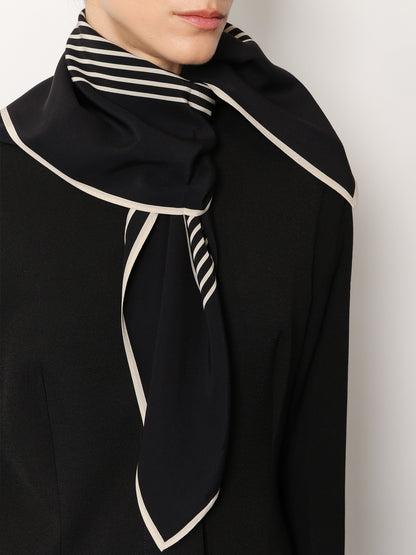 Centered Monogram silk foulard thumbnail