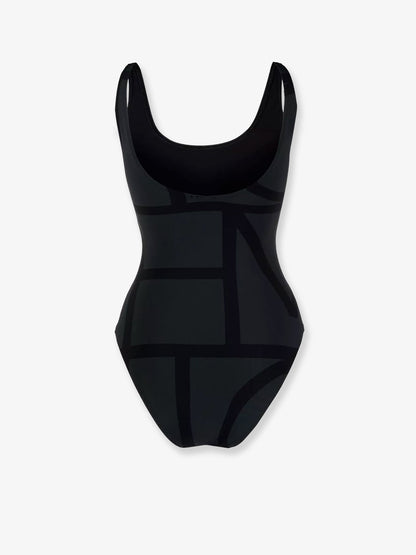 Monogram recycled nylon blend one-piece swimsuit thumbnail