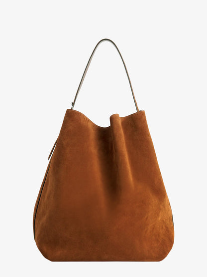 Suede Belted Tote shoulder bag thumbnail