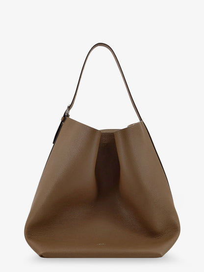 Leather Belted Tote shoulder bag thumbnail