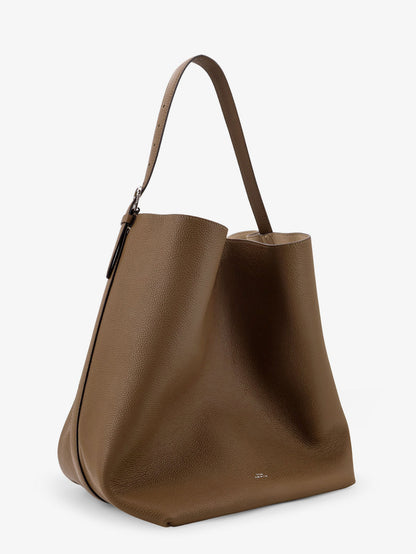 Leather Belted Tote shoulder bag thumbnail