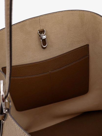 Leather Belted Tote shoulder bag thumbnail