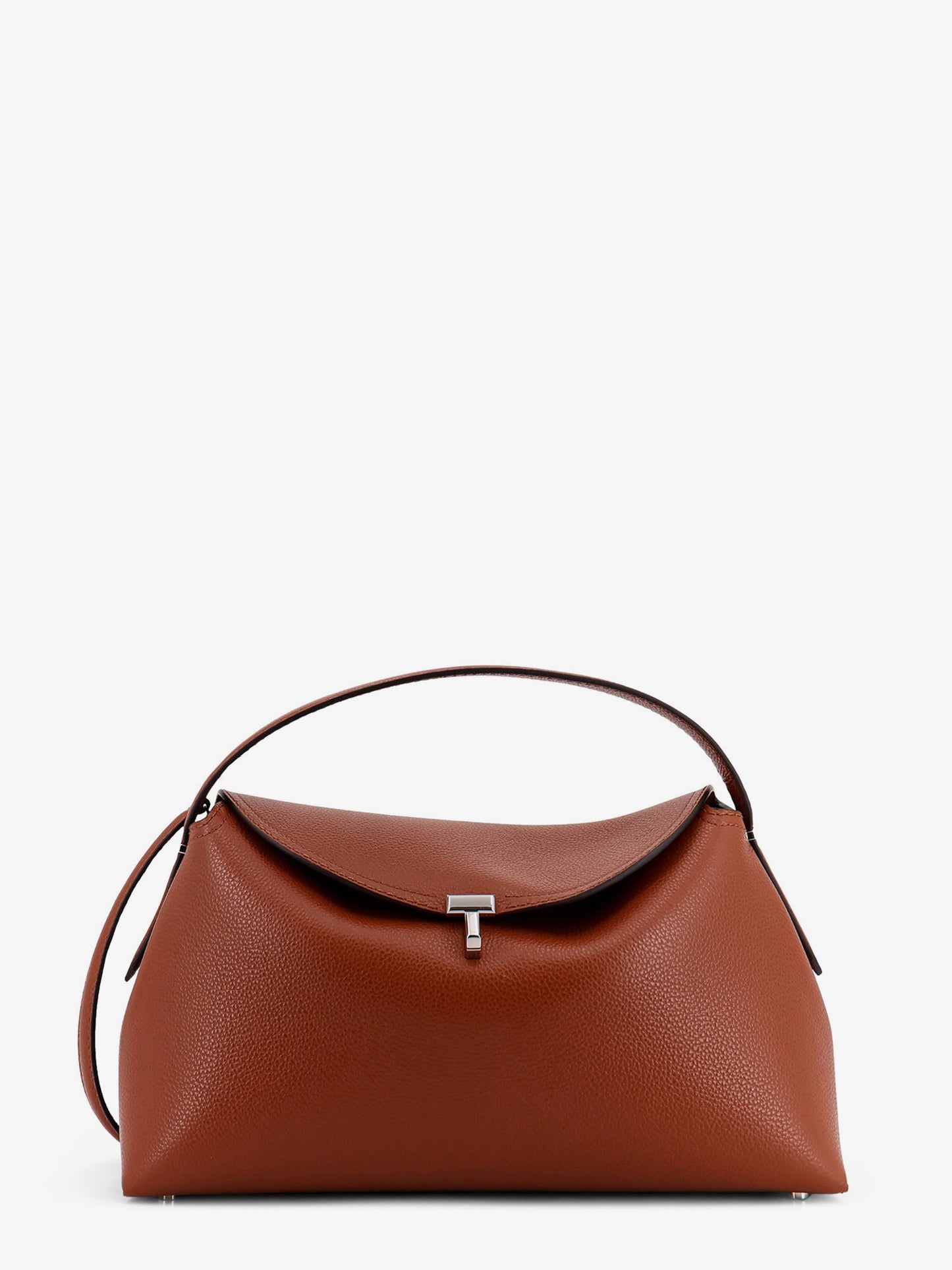 T-Lock Suede Shoulder Bag