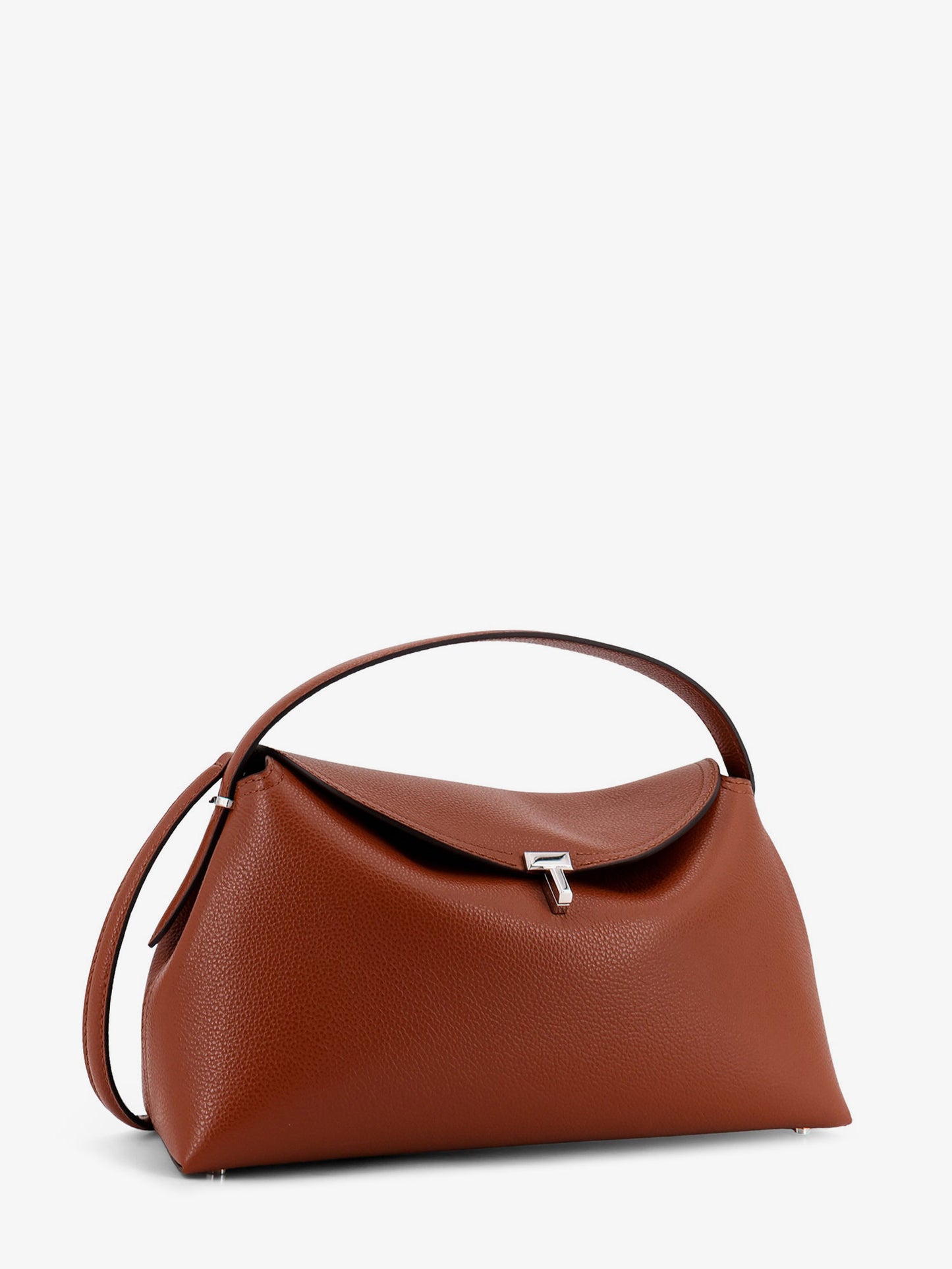 T-Lock Suede Shoulder Bag