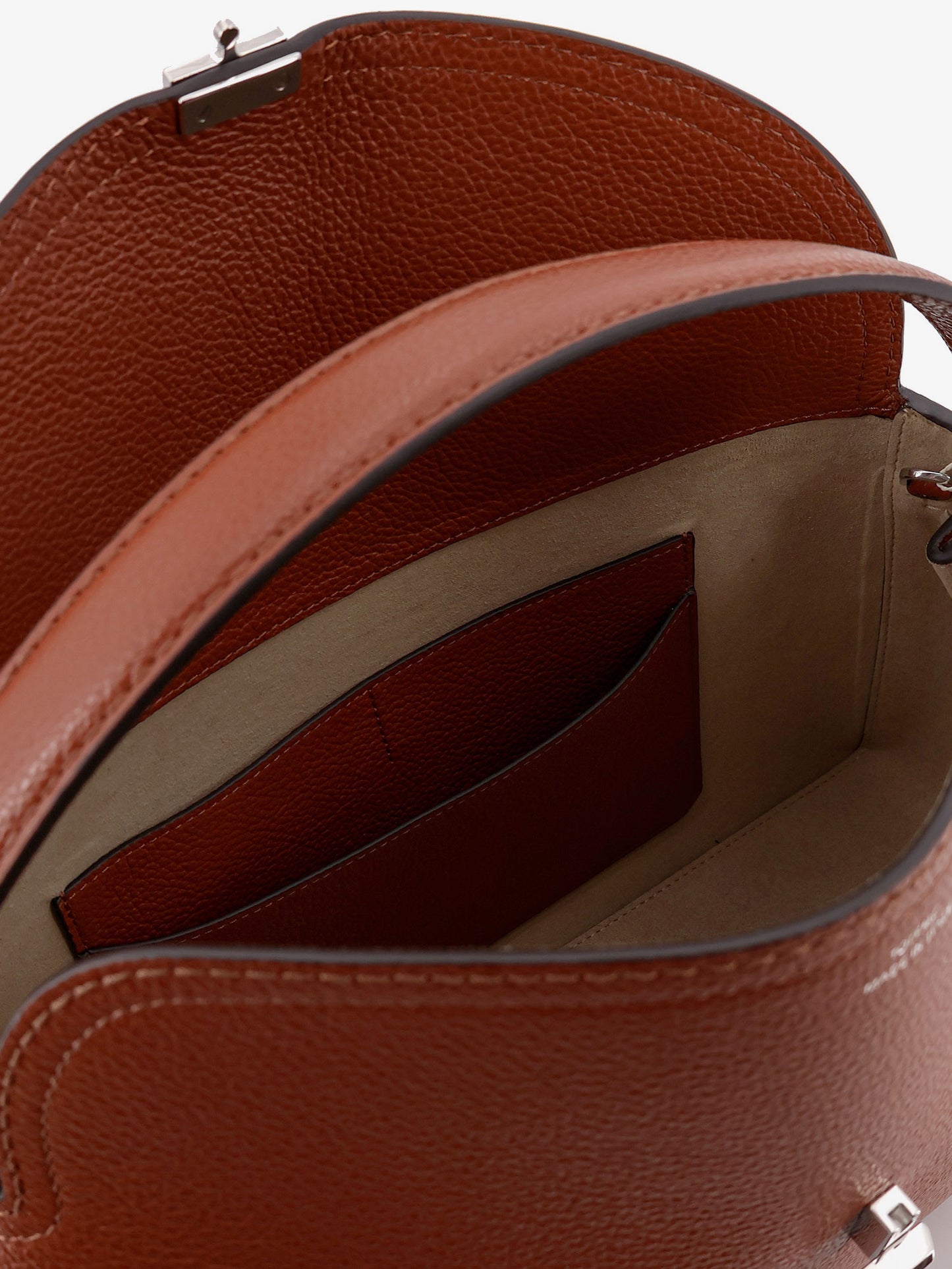 T-Lock Suede Shoulder Bag