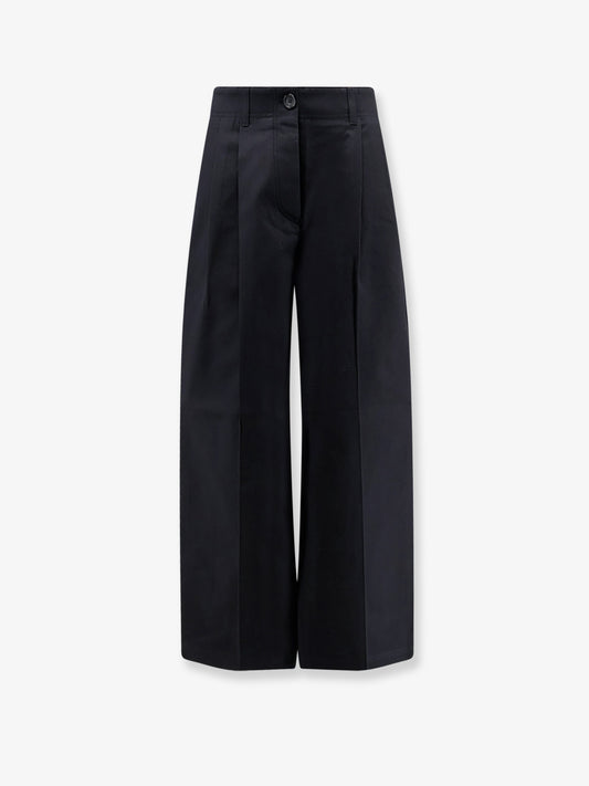 Relaxed cotton trousers