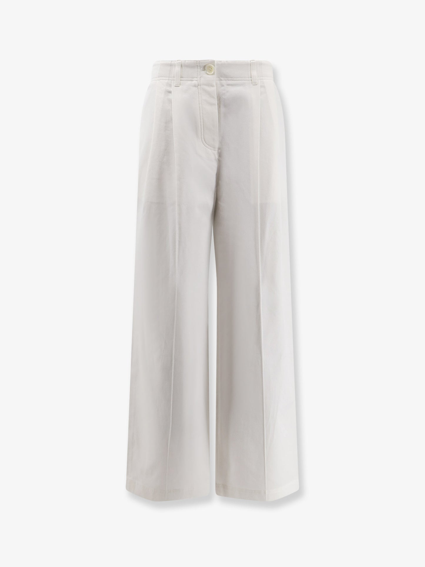 Relaxed cotton trousers