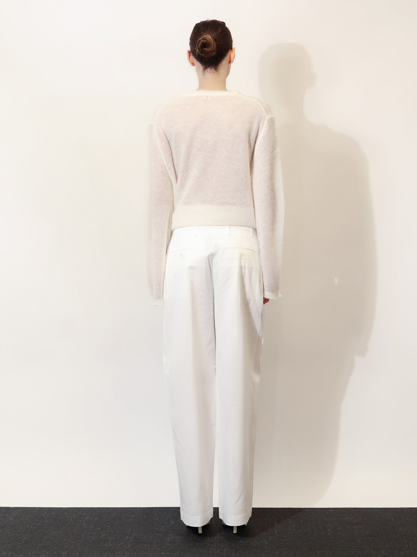 Relaxed cotton trousers