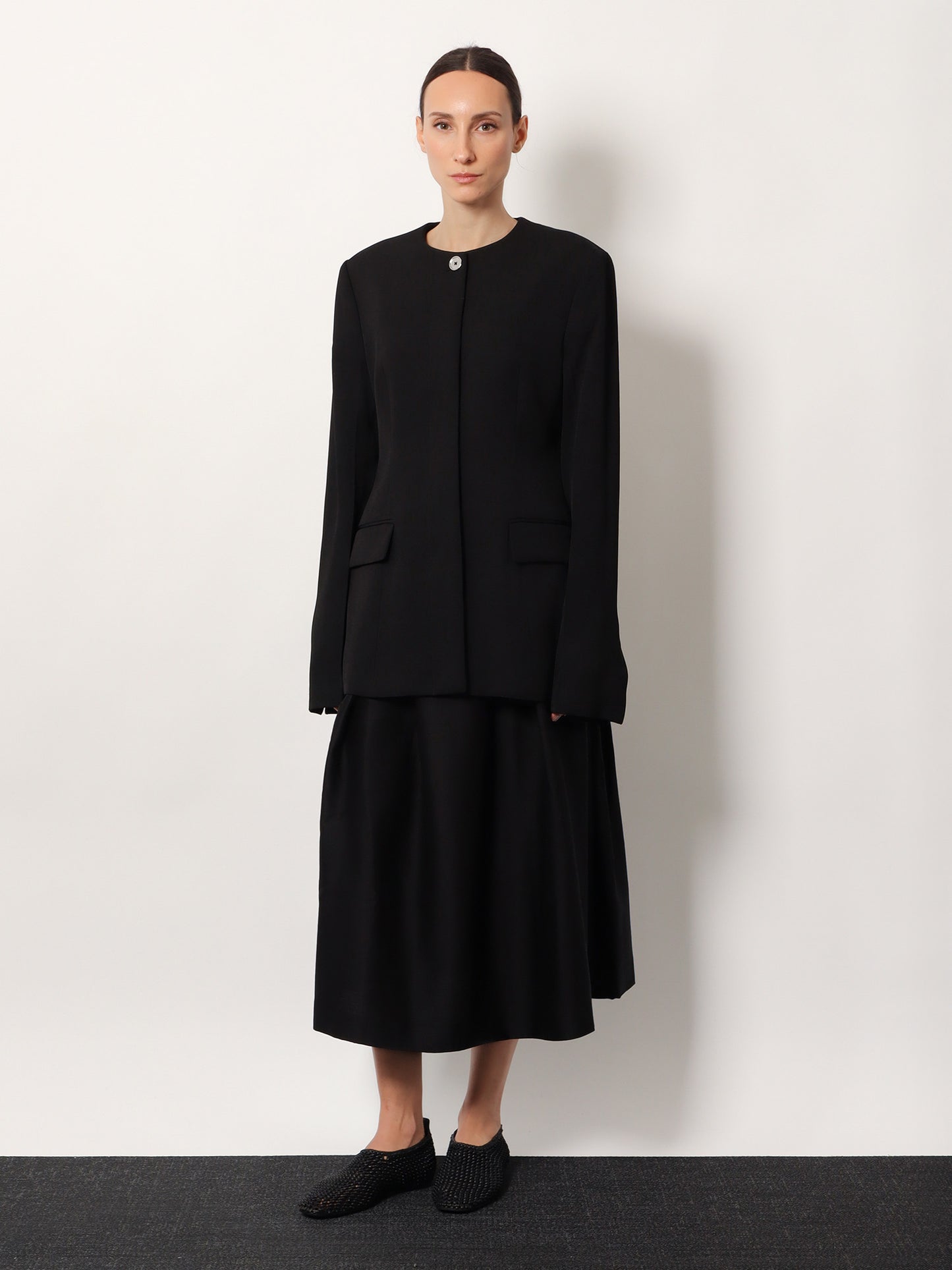 Evening viscose blend blazer