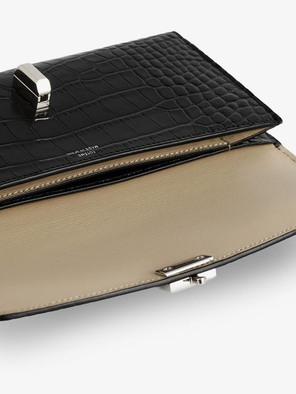 T-Lock croco print leather wallet thumbnail