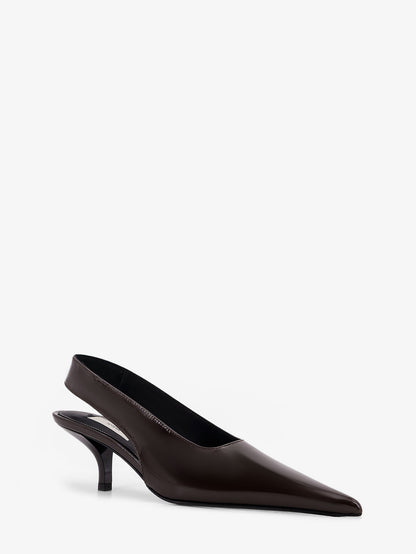Patent leather slingback pumps thumbnail