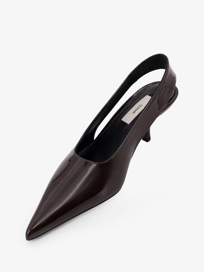 Patent leather slingback pumps thumbnail
