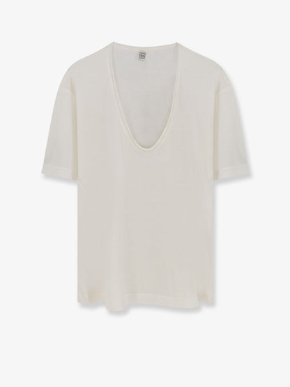 Silk and cotton blend T-shirt thumbnail