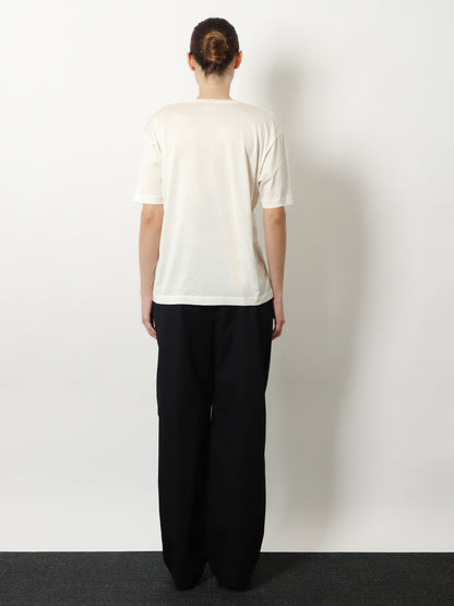 Silk and cotton blend T-shirt thumbnail