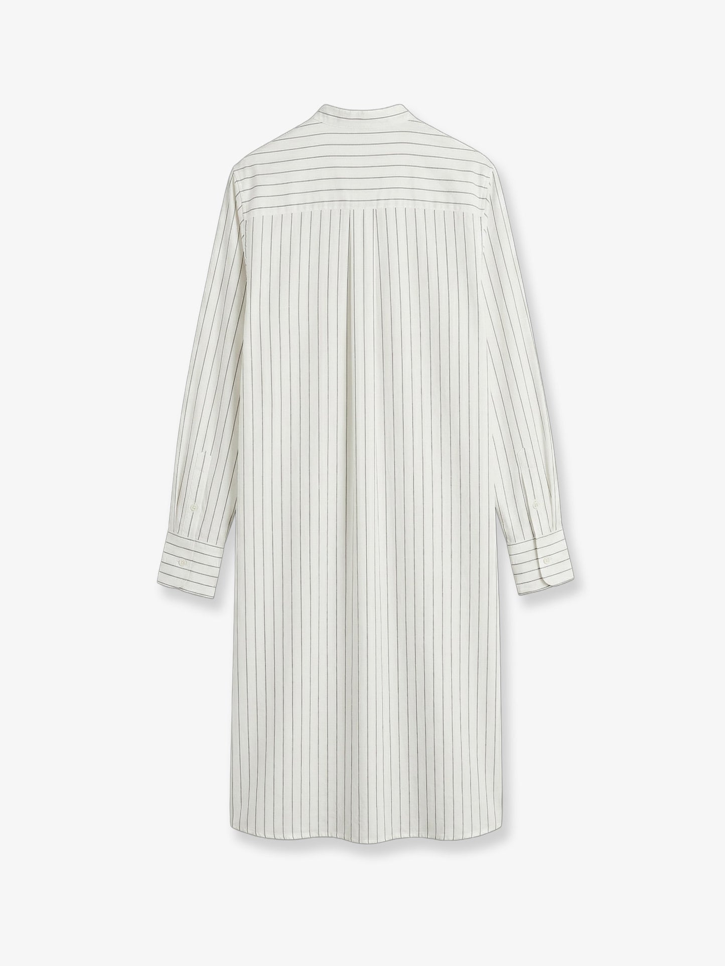 Striped Summer viscose, silk and cotton dress