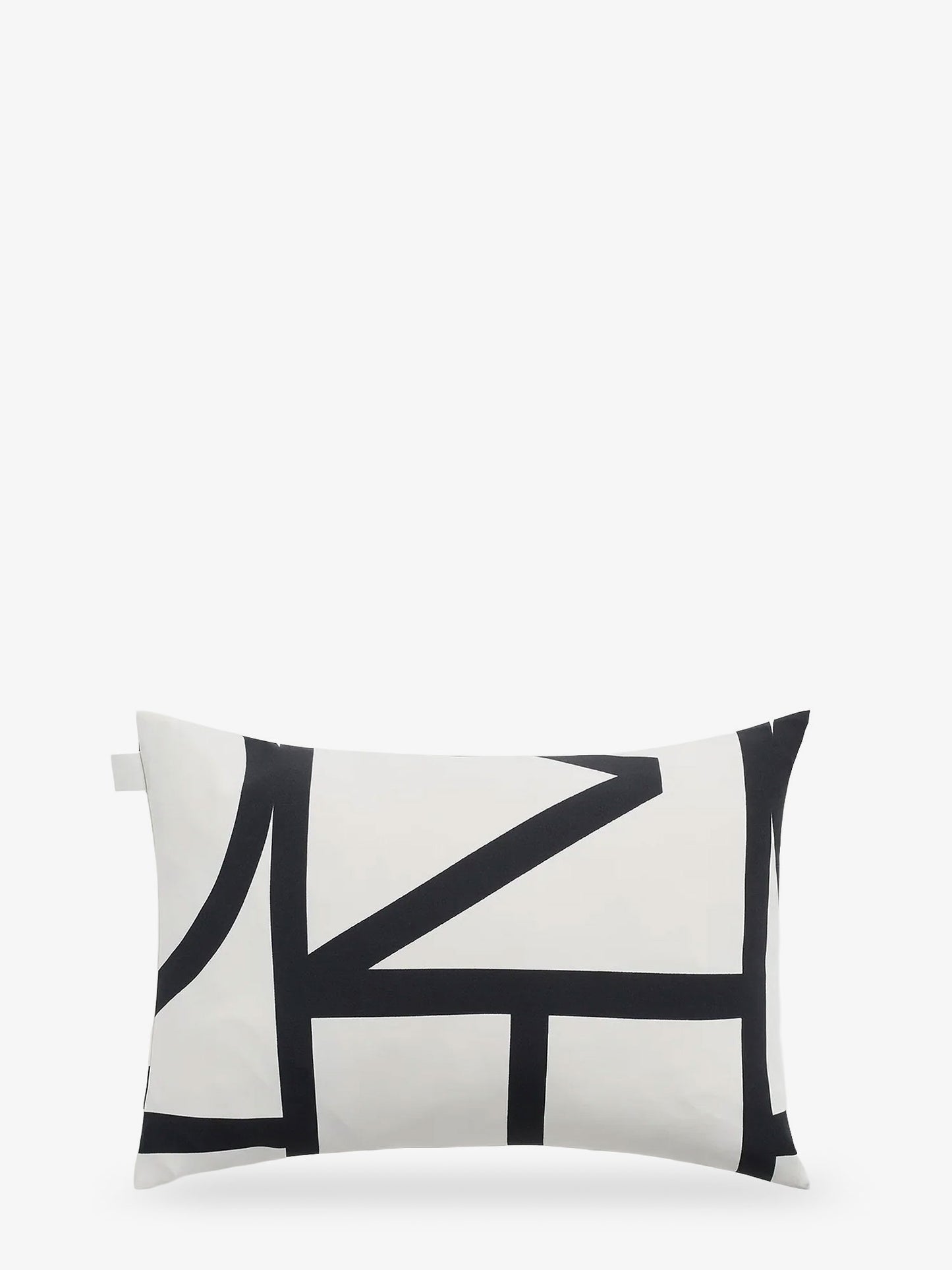 Padded pillow with Monogram print