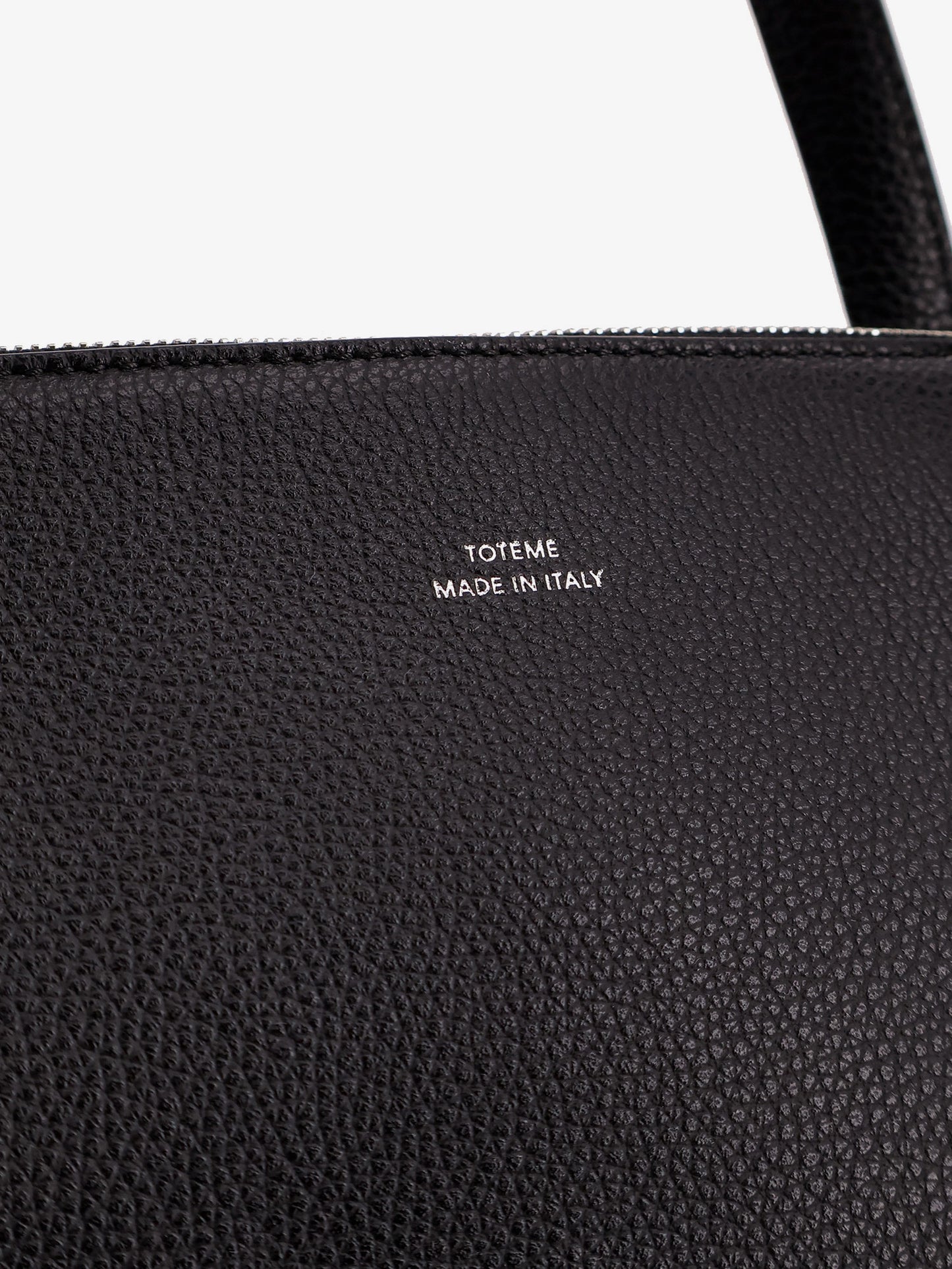 Hammered leather handbag